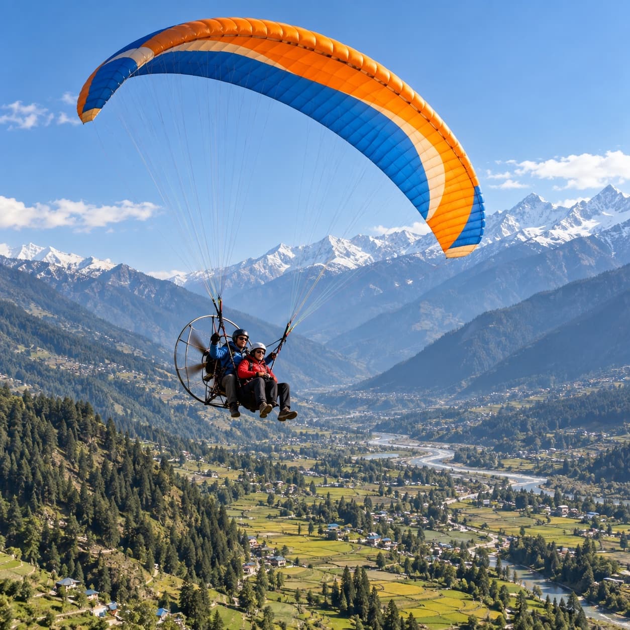 Paramotoring