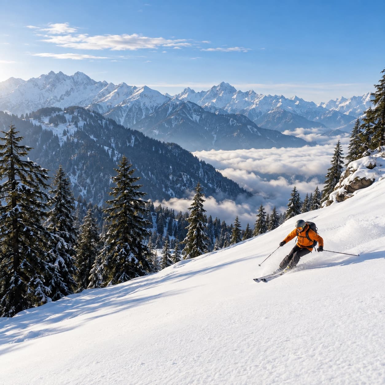 Skiing
